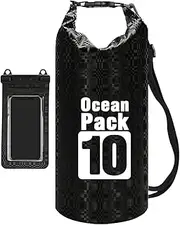 [Generic] Waterproof Bag for Beach, Waterproof Pouches for Travel, Lightweight Roll Top Storage Backpack for Camping Hiking Shopping Swimming Outdoor Activities