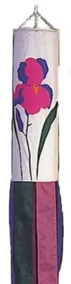 60" Iris Screen Printed Windsock from Funwithwind #01230