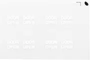VGOL 8Pcs Car Open Door Button Stickers Compatible with Tesla Model 3 / Y Door Button Car Door Button Decal Car Accessories Vinyl
