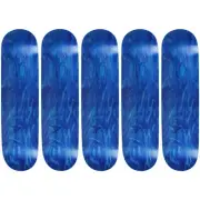 5 BETTER MADE BLANKS SKATEBOARD DECKS 7.75 in BLUE STAIN BRAND NEW IN SHRINK