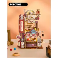 在飛比找蝦皮商城精選優惠-Robotime 若態 若客 巧克力工廠 3d 立體拼圖 木