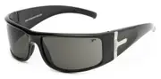 Eyres 611-S1-GY - Allure Glasses Shiny Black Frame Grey Lens