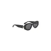[Bulgari] Bulgari-Black Serpenti Forever Acetate Sunglasses-Donna OS OS