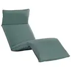 NNEVL Foldable Sunlounger Oxford Fabric Grey