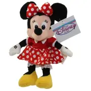 Disney Bean Bag Plush - MINNIE w/RED BOW (Mickey Mouse)(Version 2 -NO Yarn Mouth