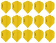 5 Sets Harrows Silika Solid Color Standard Dart Flights Ships Tracking - Yellow