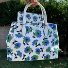 New Kate Spade Kristi Posie Park Floral Printed Medium Satchel Cream Multi Gift