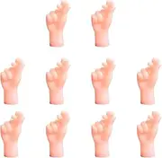 Tiny Hand for Fingers - 10X Miniature Fingers Hand Puppets for Cats - Realistic Gag Toy, Party Favors for Pretend Show Comedy Prank Birthday Celebration