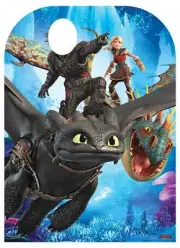 How to Train Your Dragon 3 Child Size Stand In Official Cardboard Cutout - Party