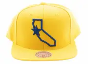 MITCHELL NESS Golden State Warriors EXTRAVAGANZA Collection Snapback Yellow HAT
