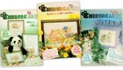 Cheesecakes 3 Cross Stitch Pattern Leaflets w/postcards by The Steel Family NOS