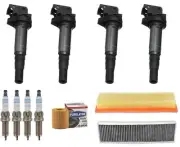 Ignition Coils & Spark Plgus Tune Up Kit Fits Mini Cooper 1.6L Non Turbo 10-2015 (for: Mini)