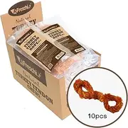 Afreschi Turkey Tendon Dog Treats for Signature Series, All Natural Human Grade Dog Chew, Ingredient Sourced from USA, Hypoallergenic, Easy to Digest, Rawhide Alternative, 10 Units/Box Rope (Large)