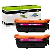 2× Magenta Toner Fit for HP CE403A 507A LaserJet Enterprise 500 M551dn MFP M575f