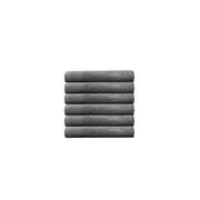 Bambury Ultra soft Elvire Face Washer Pewter 33x33cm Cotton Woven Home Decor