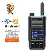 Global-ptt MX1 Walkietalkie Wireless Mini Two Way Radio Long Range Communicator