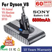 6800mAh Lithium Battery For Dyson V8 SV10 Animal Absolute Fluffy Vacuum Cleaner