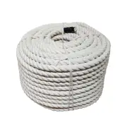 8mm 1M/2M/3Meter/4M/5M Macrame Rope Twisted String Cotton Cord For Handmade Natural Beige Rope DIY Home Wedding Accessor