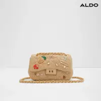 在飛比找momo購物網優惠-【ALDO】PARADISA-夏日氛圍草編設計斜背包(米黃色