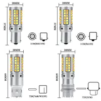 在飛比找蝦皮商城優惠-解碼 雙模日行轉向燈 LED P21W PY21W BA15