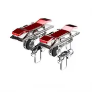 Mobile Game Fire Button Shooting Trigger Aim Key Joystick 2Pcs Red Controllers & Attachments