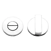 Austyle Round Privacy Turn Snib & Release Concealed Fix Polished Chrome 39038