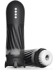 Automatic Male Masturbator, Adult Sex Toys for Men with 3 Twisting and 5 Thrusting Vibration Modes, Hands-Free Heating Male Vibrating Stroker for Men Guy