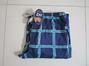 Peter Alexander Men's P Blue Long Cotton Check Classic Pyjama Pants Size XXL