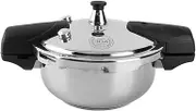 XIASABA Stainless Steel 1.8L Mini Pressure Cooker Safe Explosion Proof Oyster Fish Head Pot for Gas Stove Induction Cooker Suitable for Cooking Various Foods with Pressure