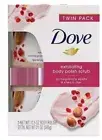 (2x) Dove Exfoliating Body Polish Body Scrub Pomegranate Seed & Shea 10.5oz Each