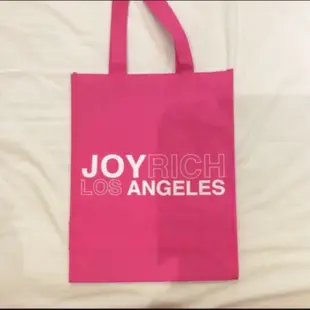 JOYRICH限量款桃紅側肩揹購物袋