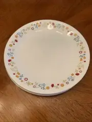 Corelle Febe Ditsy Daisy Cake Plates 8 3/4” Set Of 8 NEW