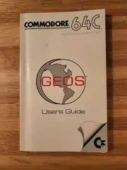 Commodore 64 Computer 64C Users Guide GEOS..1985..Great Condition..Complete