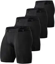 [TSLA] Men's Athletic Compression Shorts, Sports Performance Active Cool Dry Running Tights