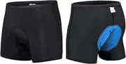 [Feimvbe] Men's Padded Bike Cycling Shorts 3D Padding Bicycle Undershorts MTB Liner Biking Underpants