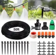 Patio Mist Cooling System Misting Kit Pool Air Water 50 Feet For Outdoor Garden