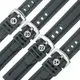 Watchband / 各品牌通用 舒適耐用 輕便 運動型 加厚矽膠錶帶 灰色