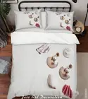 3D Shell Earrings Decoration Quilt Cover Set Bedding Sets Pillowcases Queen