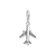 Buy Charm Pendant Aeroplane Multicoloured Stones by Thomas Sabo online - THOMAS SABO Australia