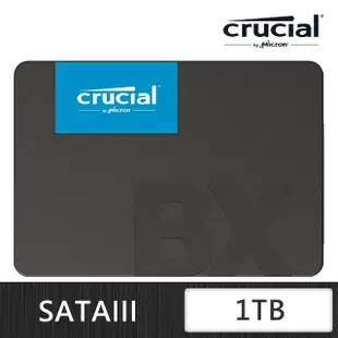 【Crucial 美光】BX500 1TB SATA ssd固態硬碟 讀 540M 寫 500M(BX500-1TB)