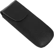 Kisangel 1 PC Harmonica Leather Case Accessories Harmonica Protector Harmonica Holder Harmonica c Key C Harmonica Beginner Portable Harmonica Bag Carrying Cue Covers Imitation Leather Black