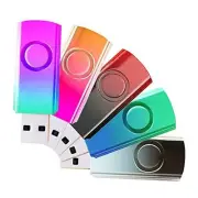 (NOT 128GB) 10 Pack USB Flash Drives Gradient 128MB 10 Pack (Ships from Amazon)