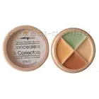 Professional 4 color Concealer Corrector Palette Green Brown Pink Peach Makeup