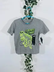 Boys American Dream Team Network T-shirt Dino "Game Time" Gray size 2T