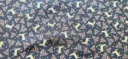 Vintage Fabric * Mistletoe Mountain * 100% cotton - 44" x 45" Reindeer