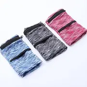 3Pcs Sports Wrist Wallets, Wristband Wallet Zipper Wrist Pouch Wallet for Men Women Easy Storage for Key Cash Card Phone Small Accessories
