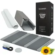 Stone Bath mat Diatomaceous Earth Shower Non-Slip Super Absorbent Quick Drying