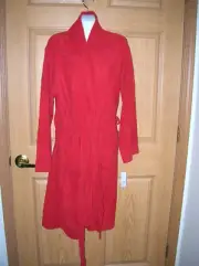 N-NATORI - GORGEOUS DEEP RED ROBE - SOLID COLOR - XL - NWT!!