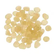Glowing Stones 100 Pcs Glow in the Dark Rocks for Fish Tank Decor Orange Yellow