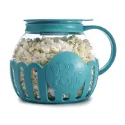 Ecolution Micro-Pop Microwave Popcorn Popper 3qt Teal BPA Free Dishwasher Safe